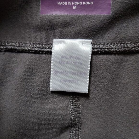 Zinni by Garnet Hill grey Capri Leggings Size medium - Picture 4 of 5